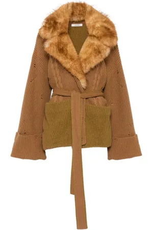 Dorothee Schumacher Fur Opulence cardigan