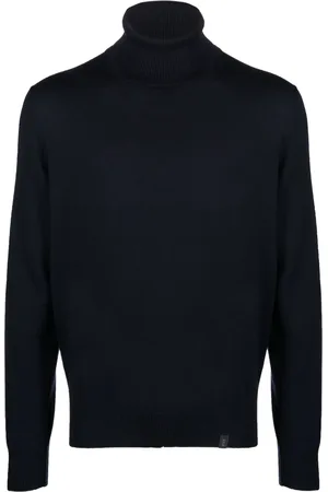 FAY Roll-neck virgin wool sweater