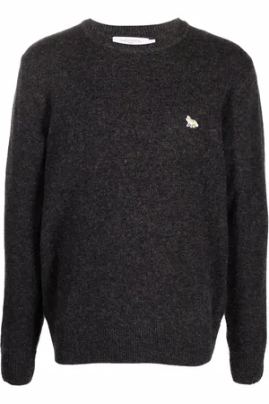 Maison Kitsuné Logo embroidered jumper