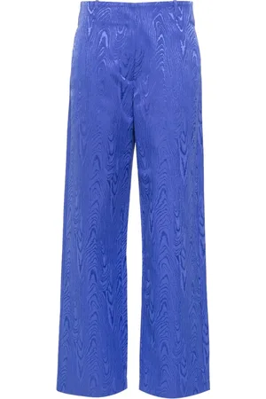 FORTE FORTE Moir?? straight-leg tailored trousers