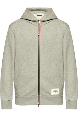 Moncler Logo-appliqué zipped hoodie