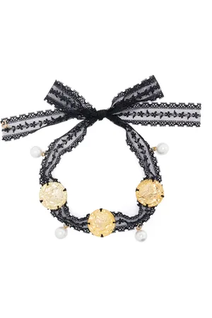 Parlor Coin-appliqué necklace