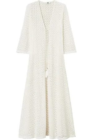 Twin-Set Open-knit beach dress