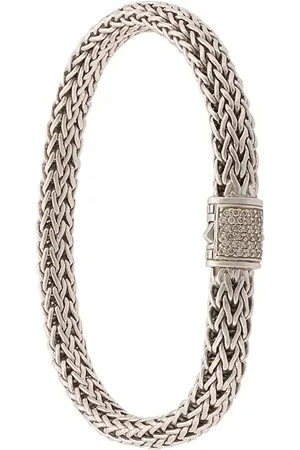 John Hardy Classic Chain 6.5mm diamond pavé bracelet