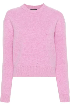 Balenciaga Logo-appliqué mélange jumper