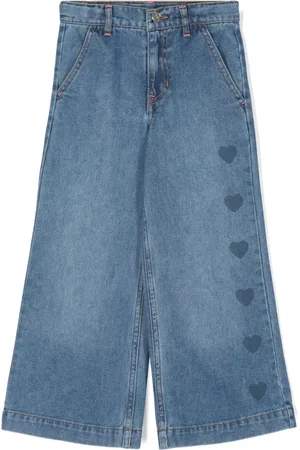 Billieblush Heart-print jeans