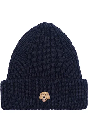 PELO FOUNDATION Dog-appliqué beanie