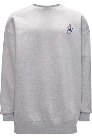 J.W.Anderson Anchor-logo organic cotton sweatshirt