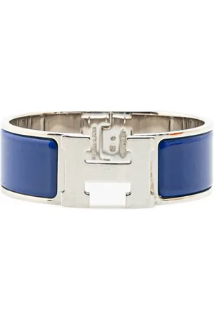 Hermès 21st Century Wide Enamel Clic Clac H GM costume bracelet