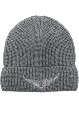 Zadig & Voltaire Logo-embroidered beanie hat