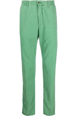 Incotex Striped straight-leg trousers