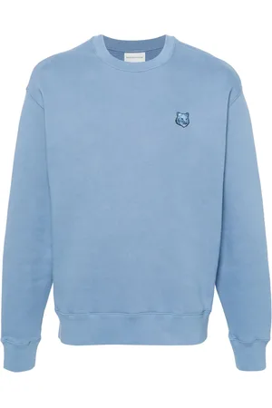 Maison Kitsuné Logo-patch cotton sweatshirt