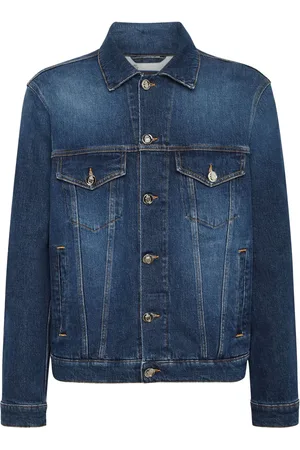 BILLIONAIRE Logo-appliqué denim jacket