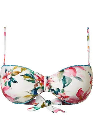 Twin-Set Floral-print bikini top