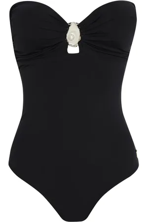 Brigitte Shell-appliqué swimsuit