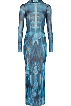 Jean Paul Gaultier Écorché-print dress