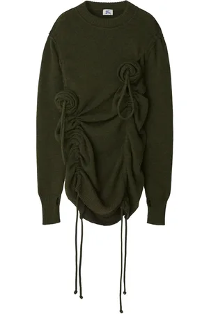 Burberry Rose floral-appliquÃ© wool jumper