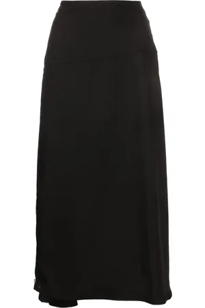 Jil Sander Off-centre zip-fastening midi skirt
