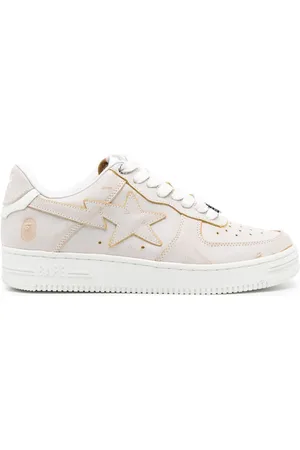 A Bathing Ape Logo-patch low-top sneakers