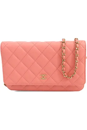 CHANEL 2021-2024 Classic Caviar Wallet On Chain crossbody bag