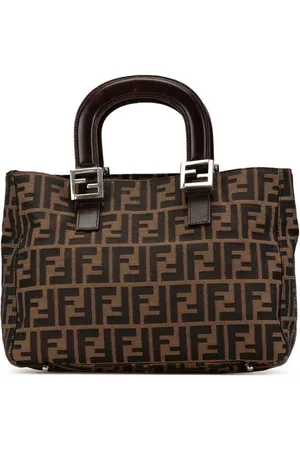 Fendi 2000-2024 Small Zucca Canvas Twins tote bag
