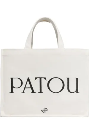 Patou Medium logo-print tote bag
