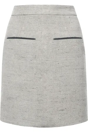 Proenza Schouler Judith mélange-effect skirt