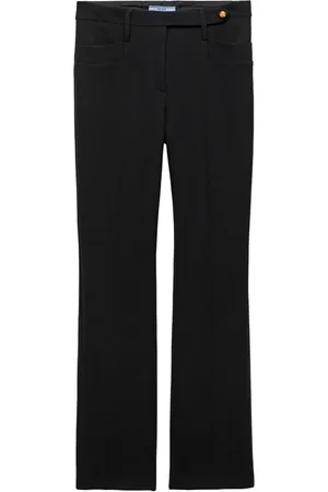 Prada Natté straight trousers