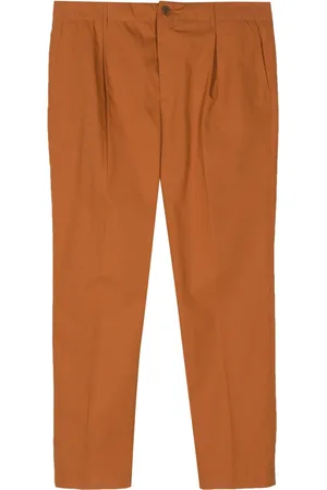 Maison Kitsuné Pleat-detail tapered trousers