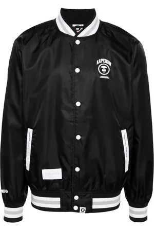 A Bathing Ape Stripe-trim bomber jacket