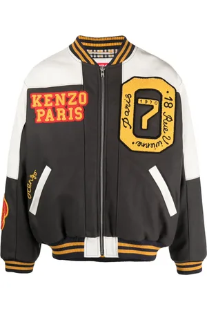 Kenzo Tiger Academy logo-appliqu?? bomber jacket
