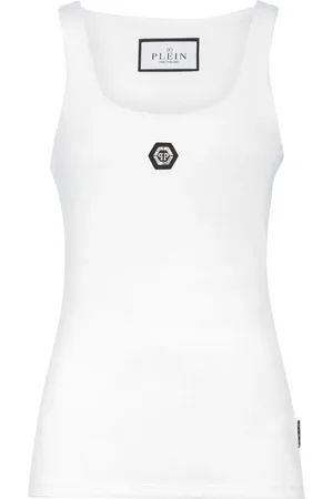 Philipp Plein Logo-appliqué tank top