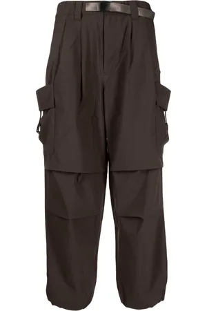 Spoonyard Logo-appliqué belted cargo trousers