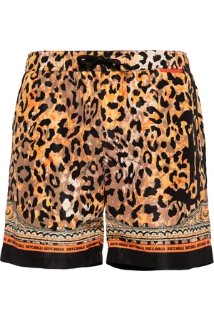 Roberto Cavalli Tiger-print swim shorts