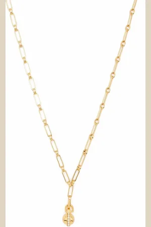 Missoma Aegis chain pav?? sphere pendant necklace