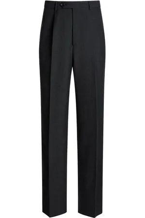 Bally Pleated wool chino trousers