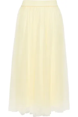 Fabiana Filippi Tulle midi skirt