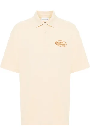 Maison Kitsuné Logo-embroidered cotton polo shirt