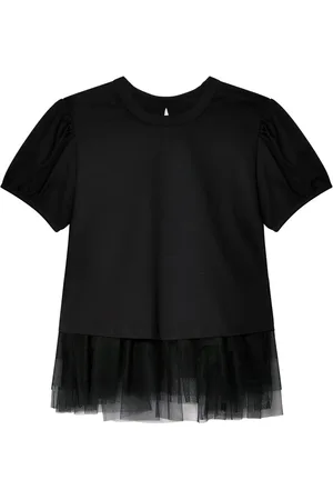 NOIR KEI NINOMIYA Tulle-layer blouse