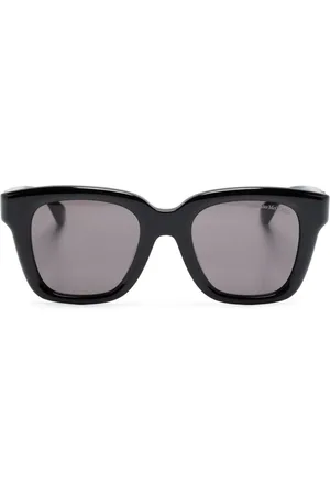 Alexander McQueen Skull-appliqué square-frame sunglasses