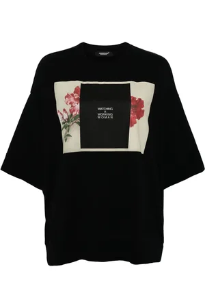 UNDERCOVER Graphic print short sleeves blouse