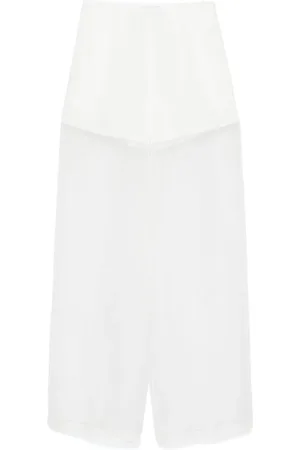 FORTE FORTE Sheer palazzo pants
