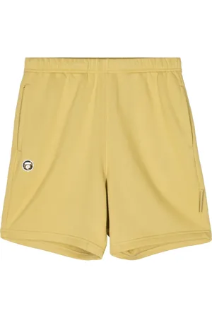 A Bathing Ape Milo-patch track shorts