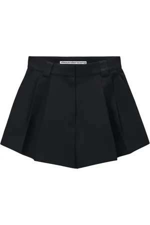 Alexander Wang Double-pleat flared shorts