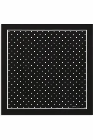 Dolce & Gabbana Polka-dot silk scarf
