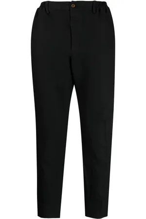Comme des Garçons Chevron-pattern tapered trousers