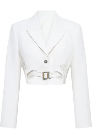 DION LEE Interloop belted blazer