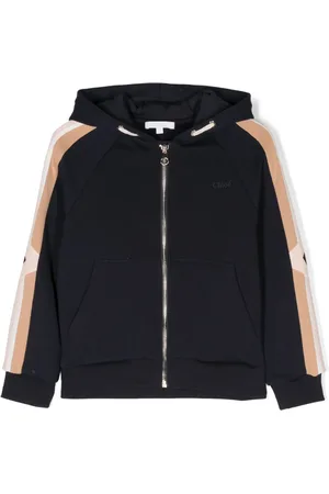 Chloé Logo-embroidered zipped cardigan