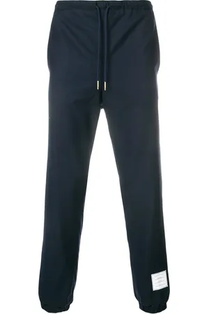 Thom Browne Drawstring-waist wool track pants