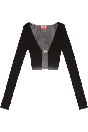 Diesel M-Latina ribbed cotton crop top